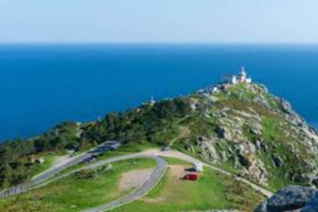 Junto Camino De Santiago,1ª Linea De Playa Daire Finisterre Dış mekan fotoğraf