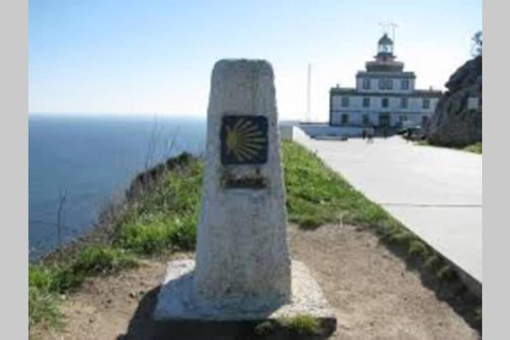 Junto Camino De Santiago,1ª Linea De Playa Daire Finisterre Dış mekan fotoğraf