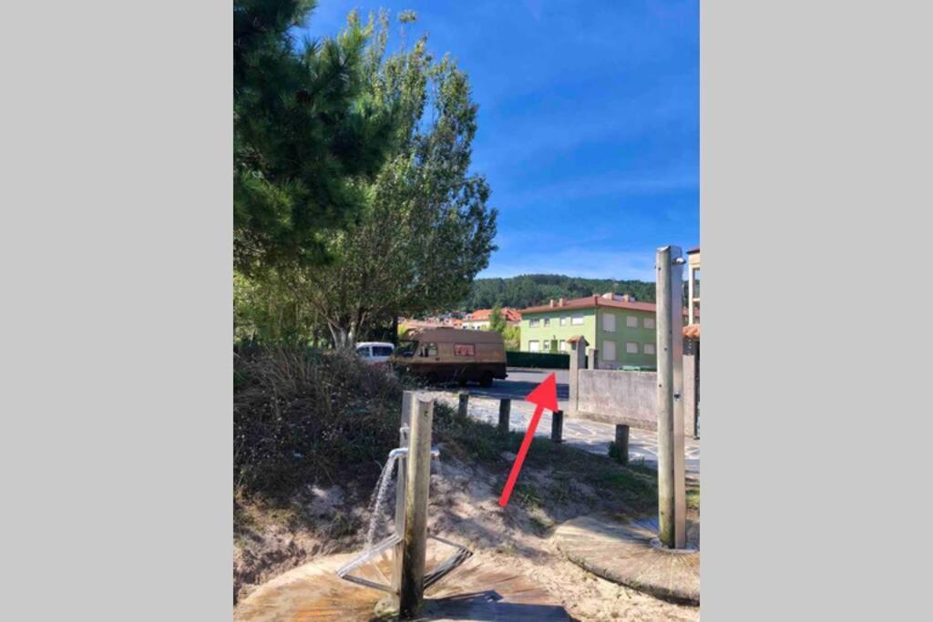 Junto Camino De Santiago,1ª Linea De Playa Daire Finisterre Dış mekan fotoğraf