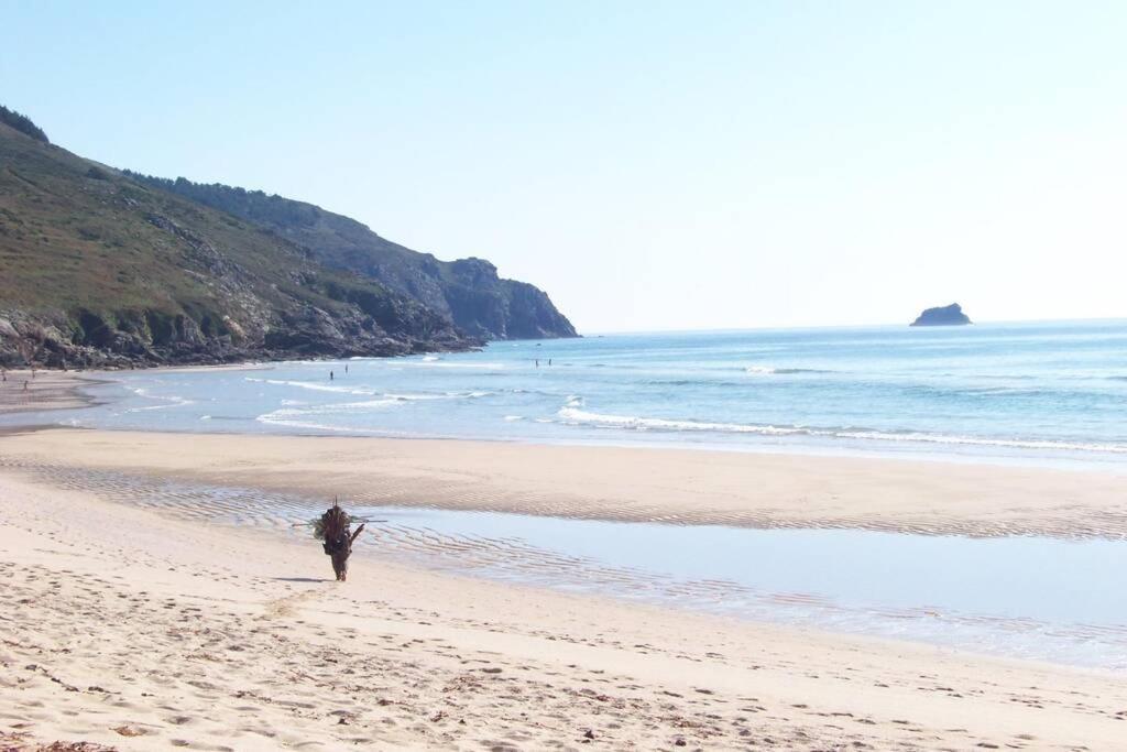 Junto Camino De Santiago,1ª Linea De Playa Daire Finisterre Dış mekan fotoğraf